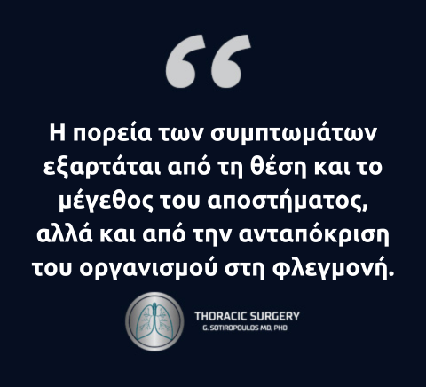 Πνευμονικό απόστημα